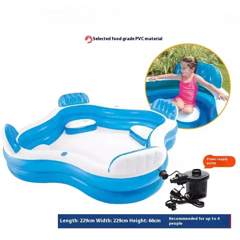 Outdoor Inflatable Water Slide Pool Splash Features - ToylandEU™