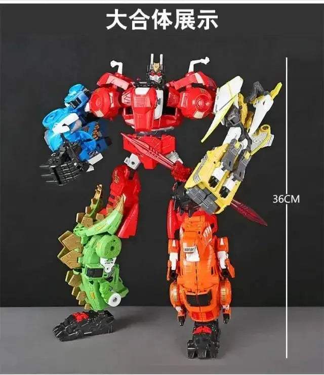 Oversize 40cm Dinosaur Transformer Toy 5 In 1 Action Figure - ToylandEU