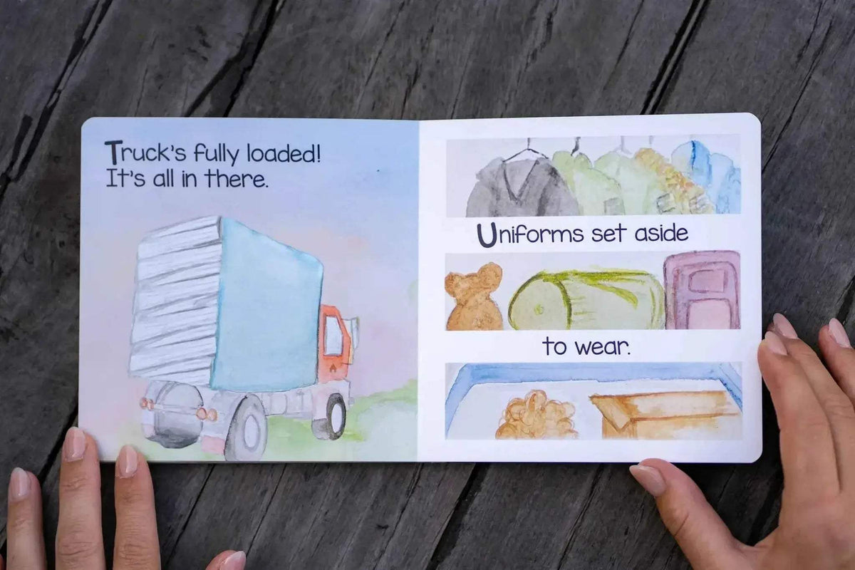 PCS Moves For Kids Board Book Eases Military Moves - ToylandEU™