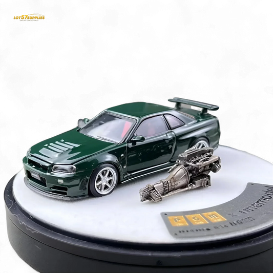 Nissan GTR R34 Z-Tune Diecast 1 64 Luxury Edition - ToylandEU™