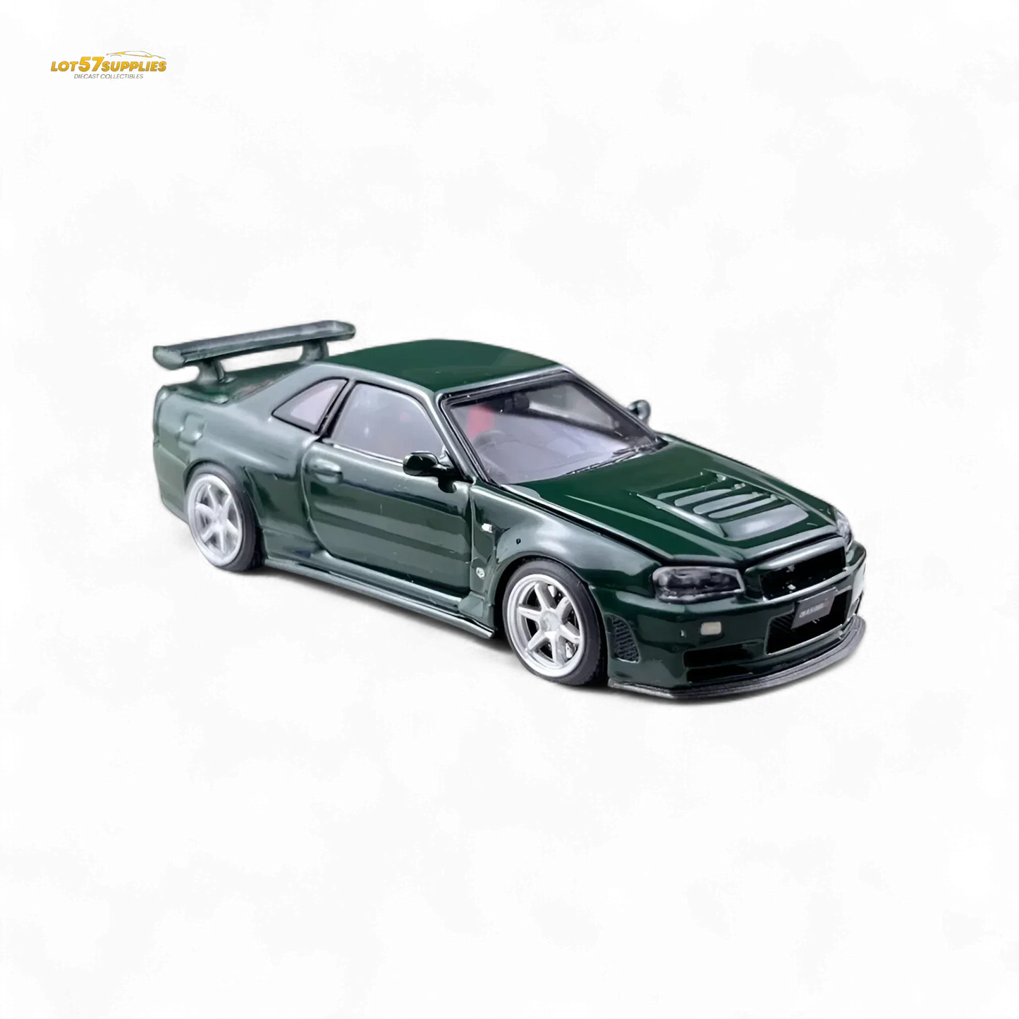 PGM Nissan GTR R34 Z-TUNE - British Green 1:64 Luxury Box 1:64 - ToylandEU
