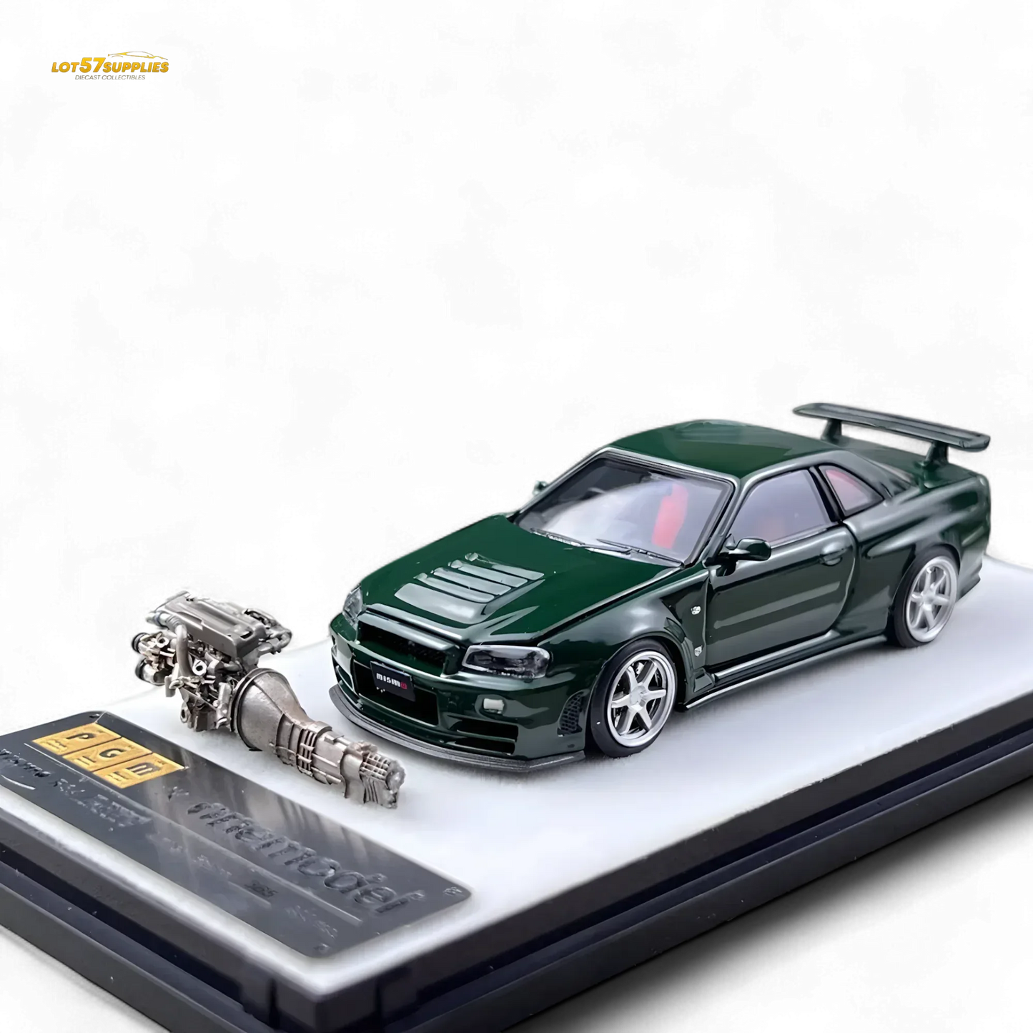 PGM Nissan GTR R34 Z-TUNE - British Green 1:64 Ordinary - ToylandEU