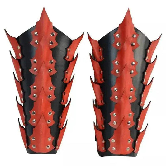 PU Leather Bracer Arm Armour For Cosplay Stage Larp - ToylandEU