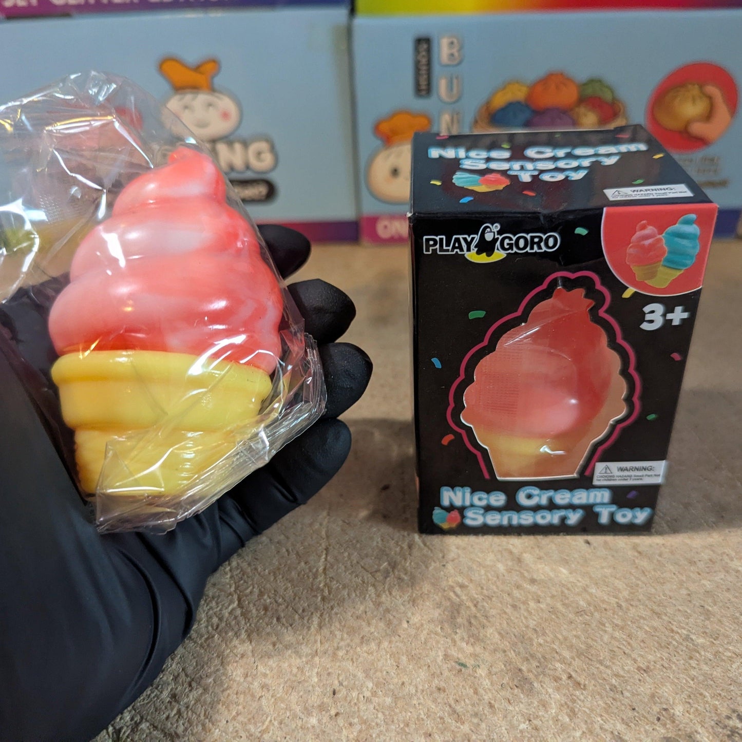 Squishy Toy | Blood Orange Ice Cream Cone Slow Rising | Toylandeu™