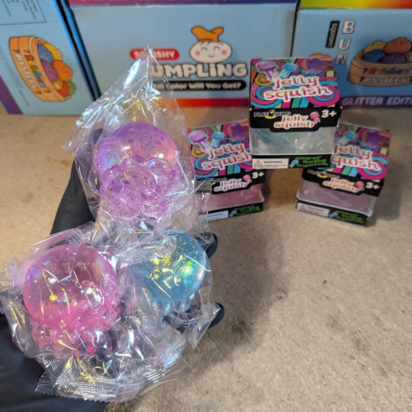 Jellyfish Squishies Trio Slow Rising | Toylandeu™