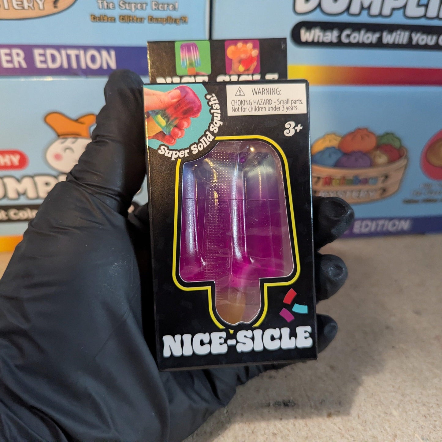 Gelatin Squish Toy Color Change Blue Purple Toylandeu™