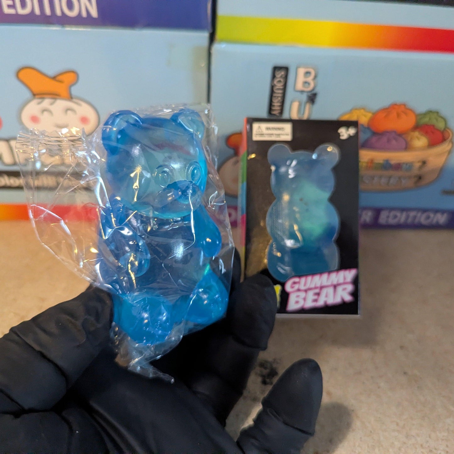 Squishy Toy | Slow Rising Blue Gummy Bear | Toylandeu™