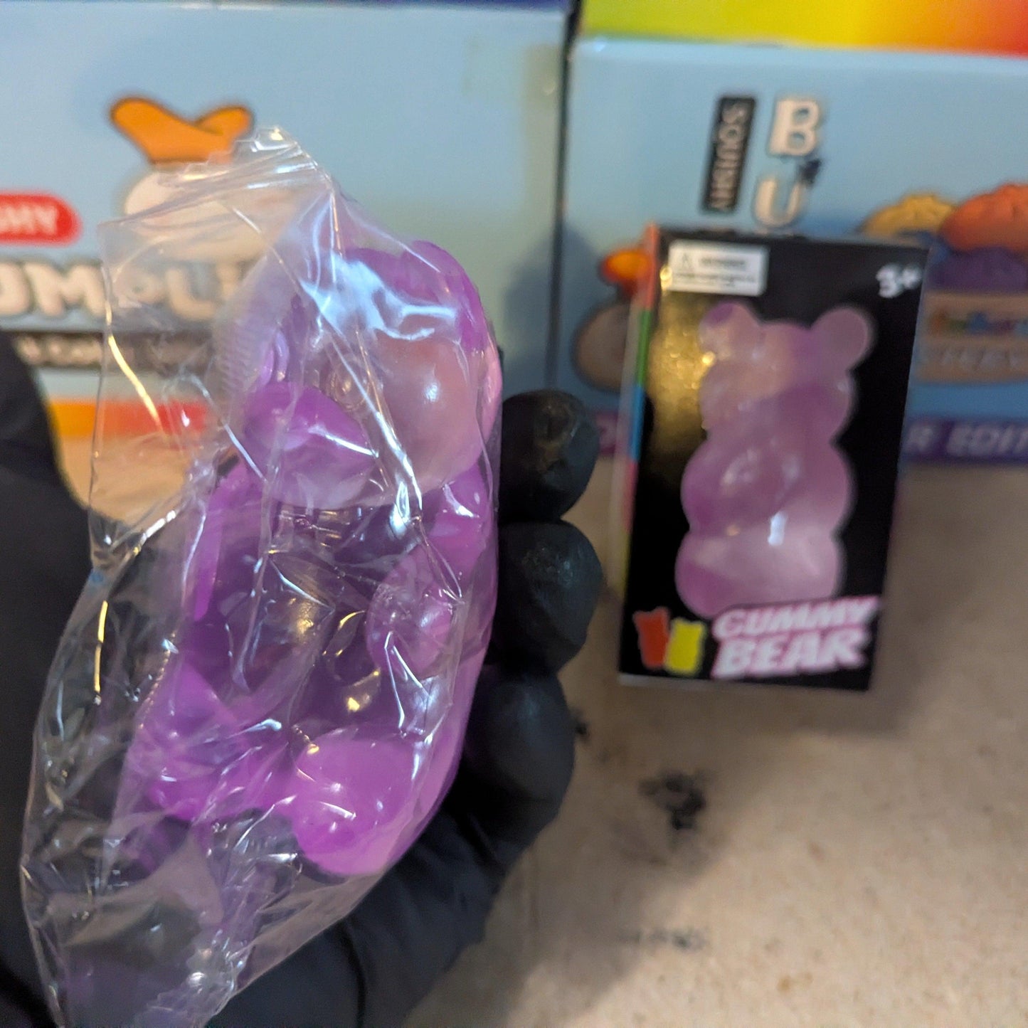 Squishy Toy | Purple Gummy Bear | Toylandeu™
