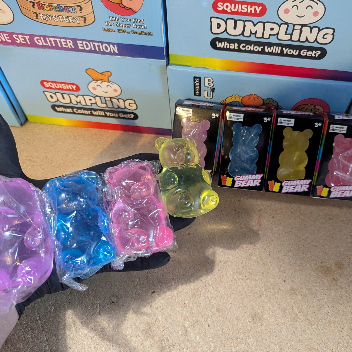 Gummy Bear Squishies Set Slow Rising Colorful Toylandeu
