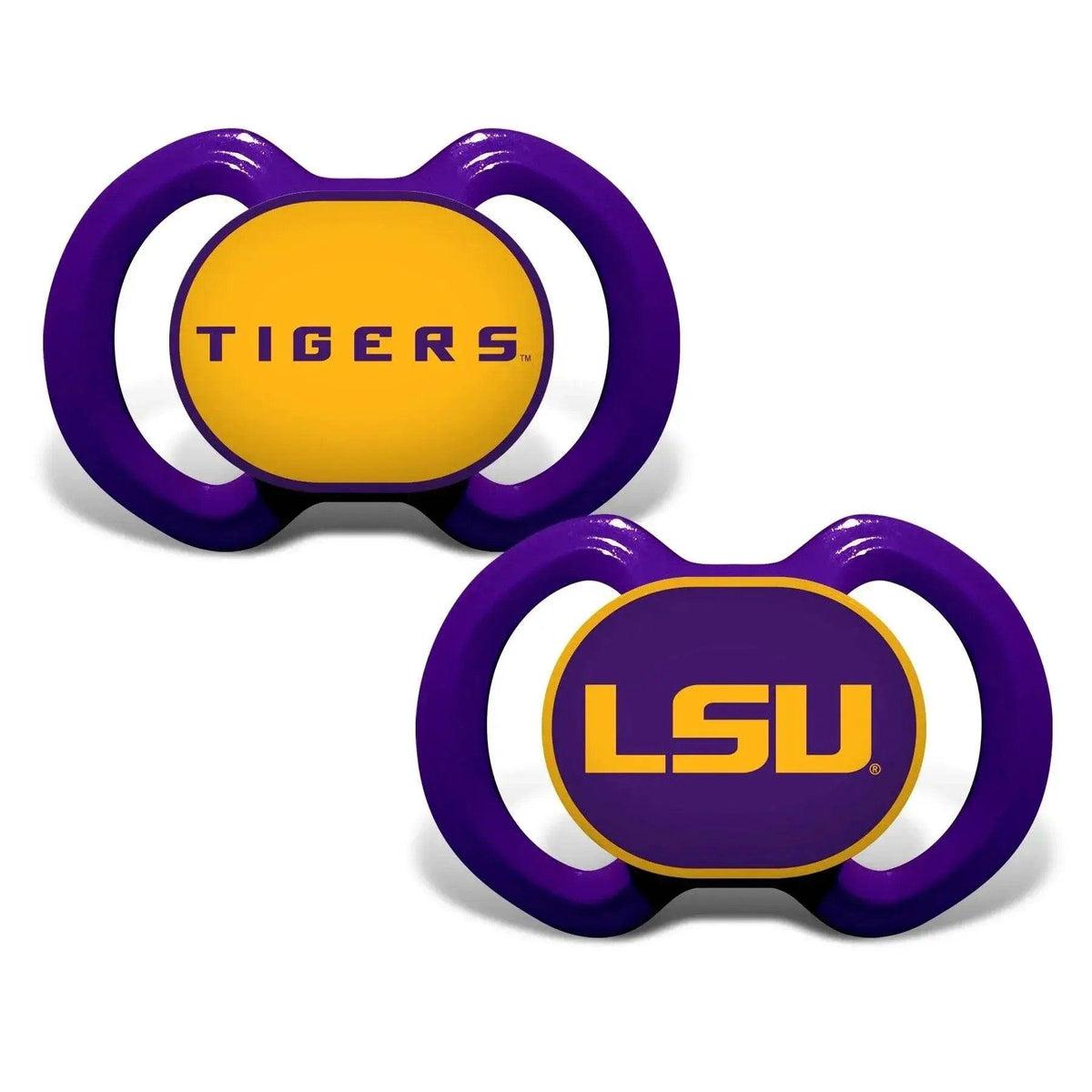 LSU Tigers Pacifier 2 Pack Baby Accessory Alternate - ToylandEU™