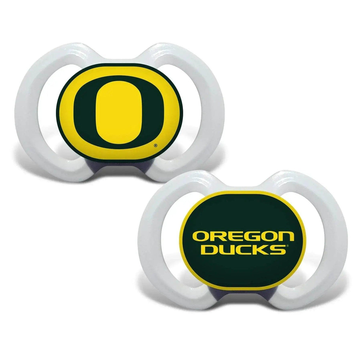 Oregon Ducks Pacifier 2 Pack Officially Licensed Orthodontic - ToylandEU™