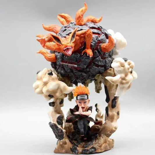 Pain Vs Nine Tails Figure Naruto Shippuden 23cm PVC Battle - ToylandEU™