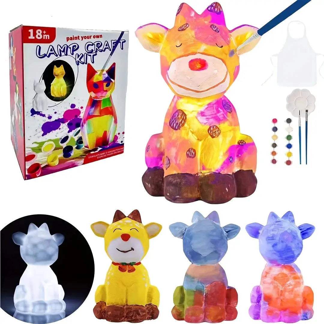 Paint Your Own Unicorn Lamp Art Kit Diy Night Light - ToylandEU