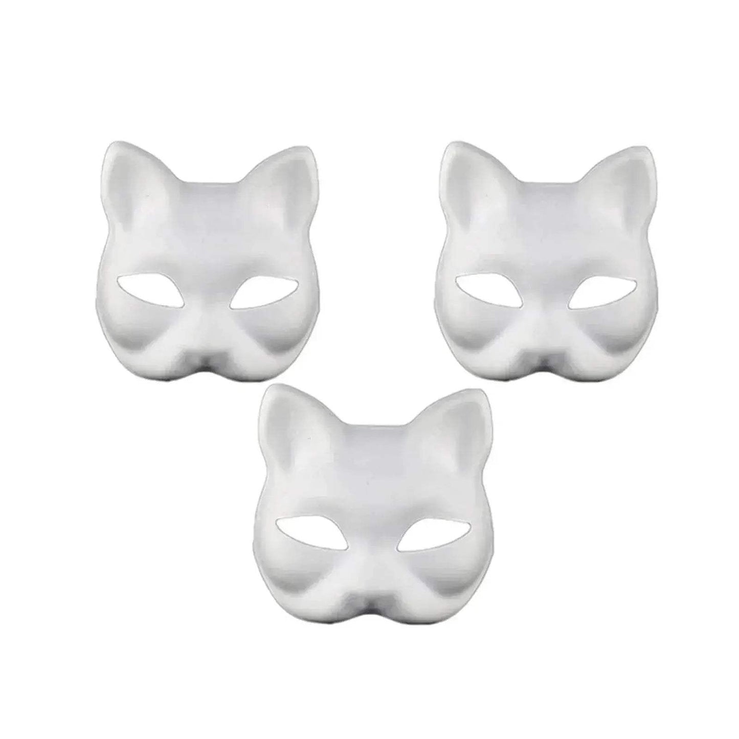 Bold Paintable Cat Fox Cosplay Mask 1 Size Toyland EU - ToylandEU™