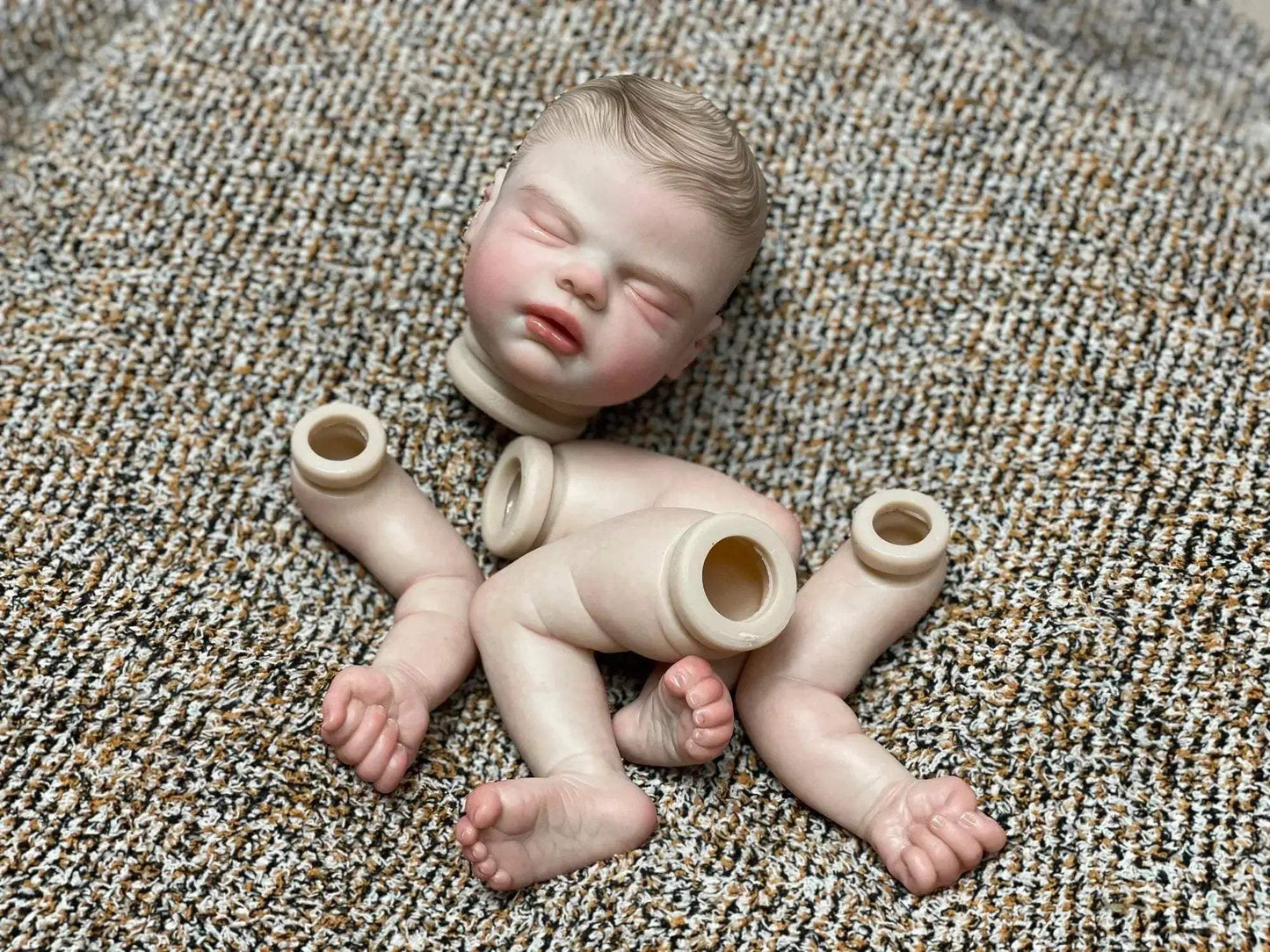Painted Bebe Reborn Doll Kit 18 Inch Soft Touch - ToylandEU™