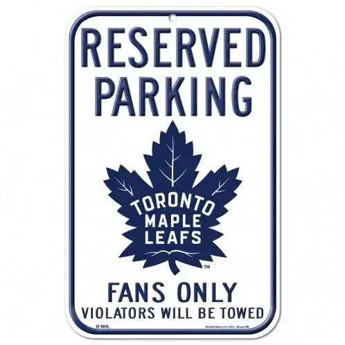 Toronto Maple Leafs Sign 11x17 Plastic Reserved Parking Sign - ToylandEU™