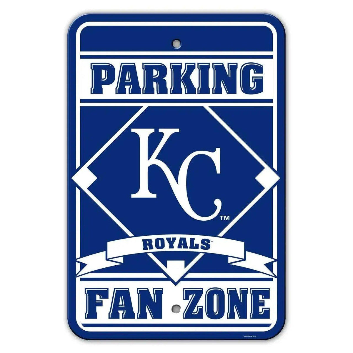 Kansas City Royals Parking Sign 12x18 Plastic Fan Zone - ToylandEU™