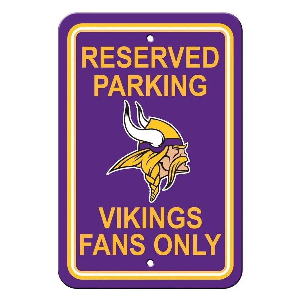 Minnesota Vikings 12x18 Plastic Reserved Parking Sign - ToylandEU™