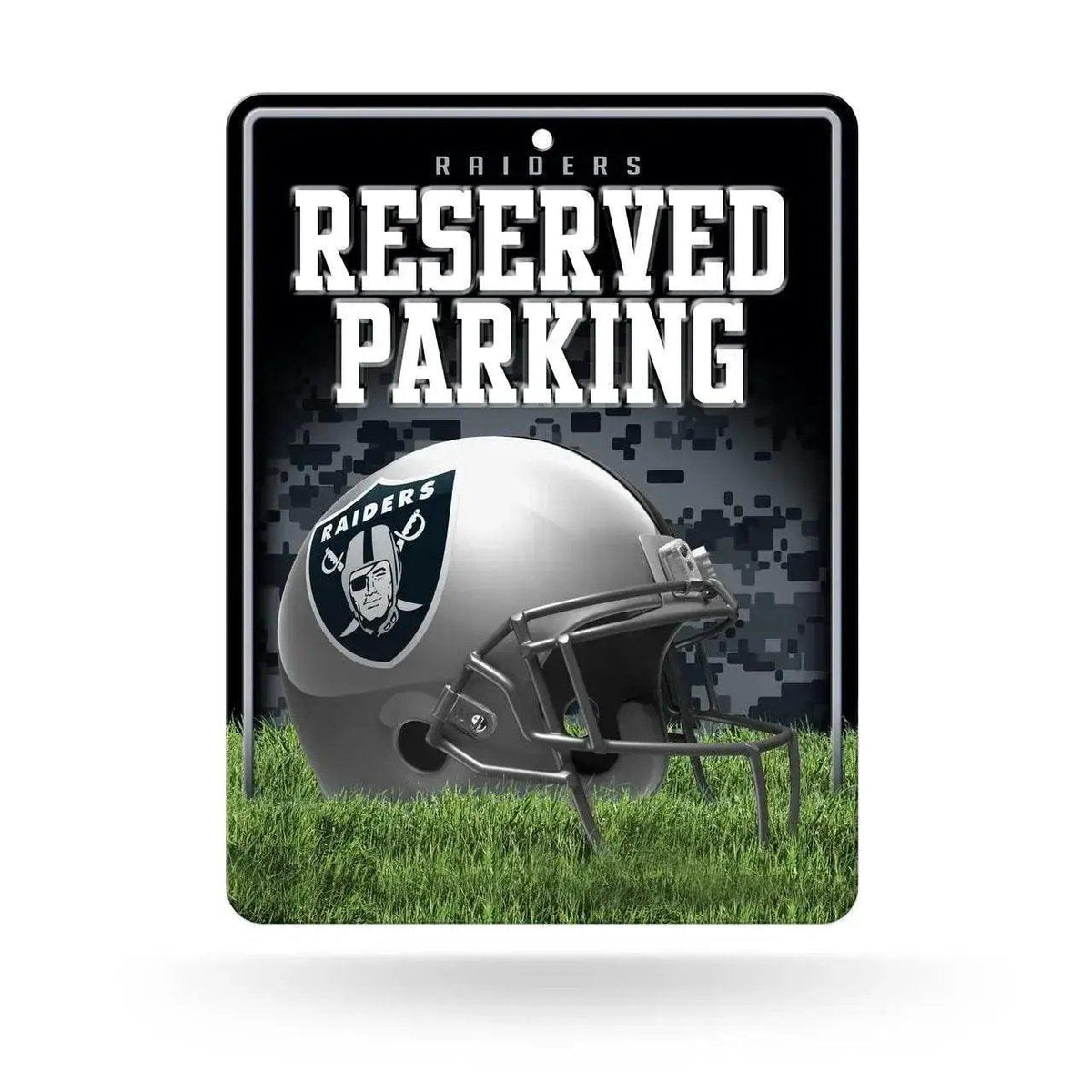 Las Vegas Raiders Parking Sign Metal 8 By 11 4 Color - ToylandEU™
