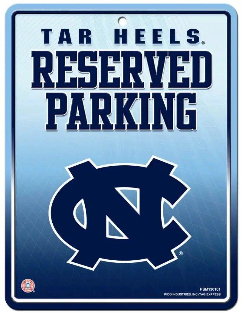 North Carolina Tar Heels Embossed Metal Parking Sign - ToylandEU™