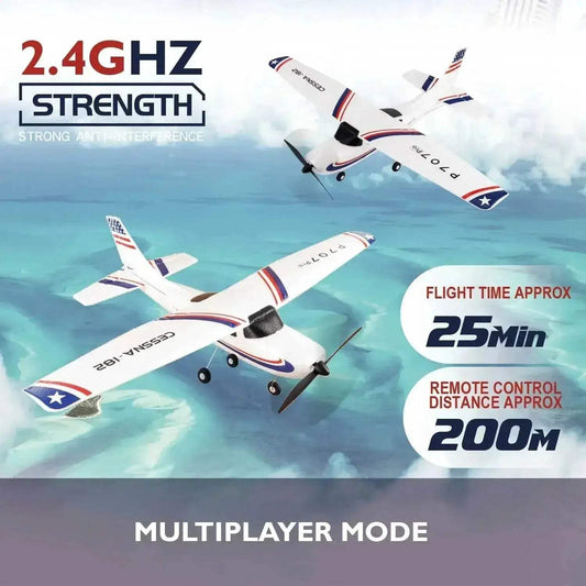Parkten RC Airplane P707G PRO CESSNA 182 Glider RTF - ToylandEU™