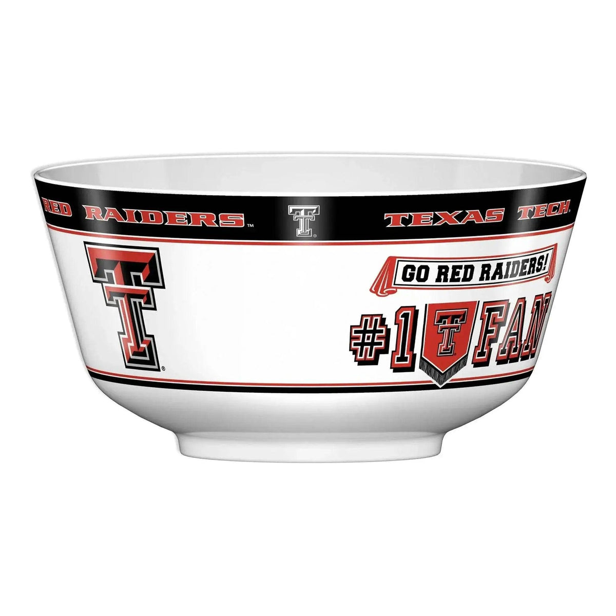 Texas Tech Red Raiders Party Bowl All Pro Melamine Dish - ToylandEU™