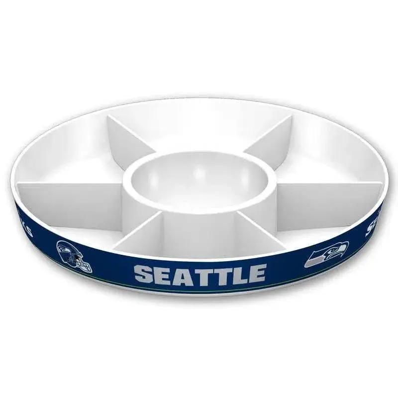 Seattle Seahawks Party Platter Melamine With Dividers - ToylandEU™