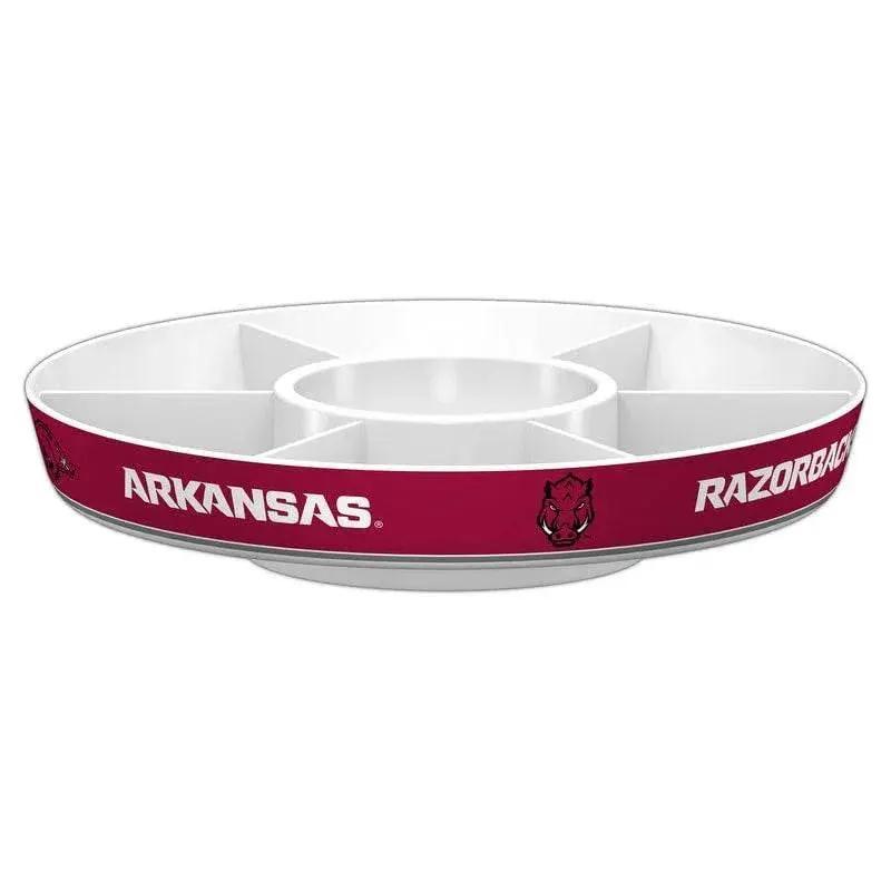 Arkansas Razorbacks 14.5 Inch Party Platter With Dividers - ToylandEU™