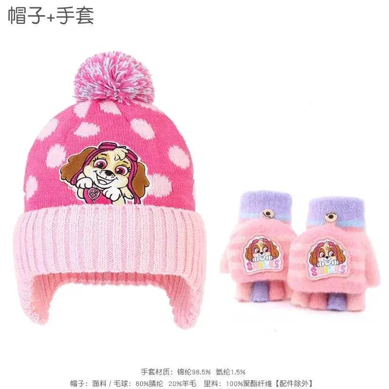 Paw Patrol Kids Winter Hat Glove Scarf Set Skye Cozy - ToylandEU™