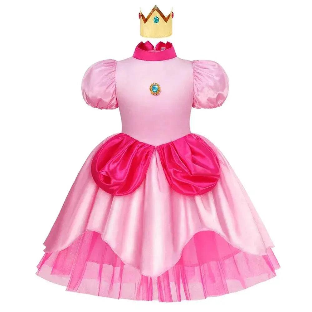 Peach Princess Girls Costume - Perfect for Halloween & Costume Fun - ToylandEU™