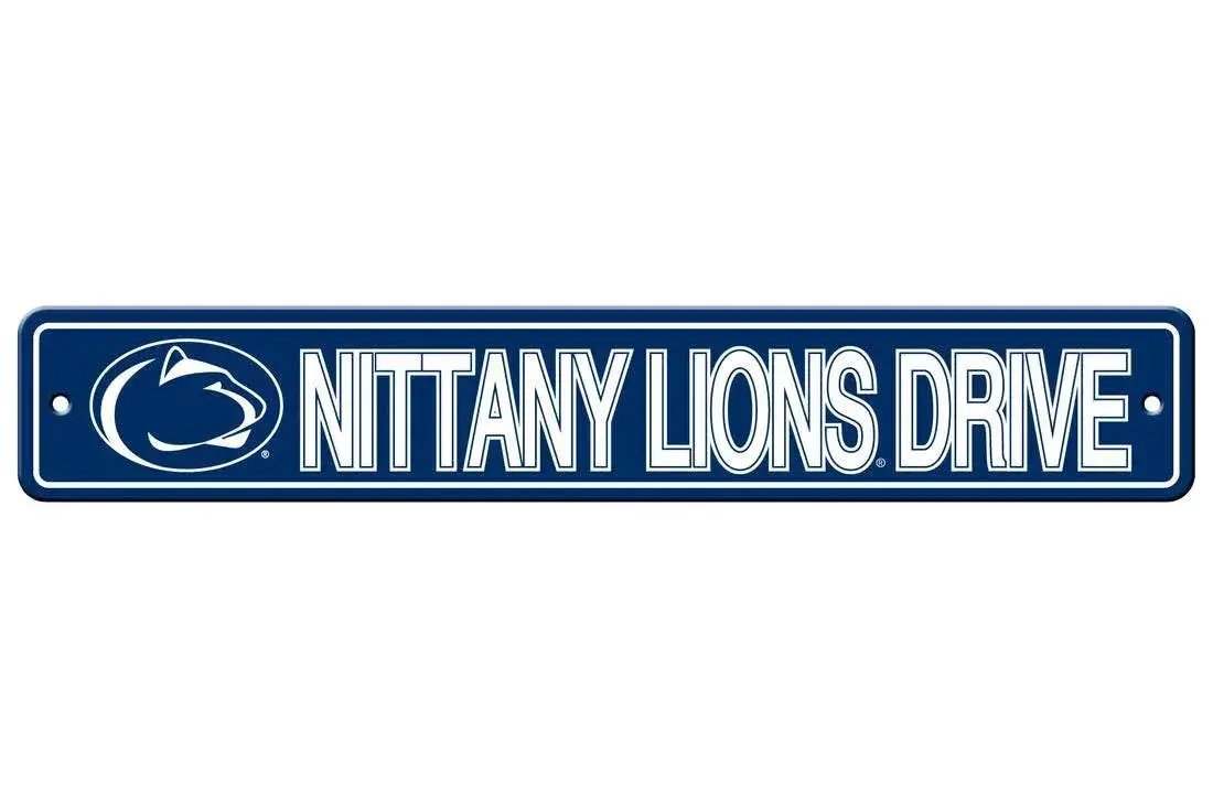 Penn State Nittany Lions Plastic Street Sign 4x24 Inches - ToylandEU™