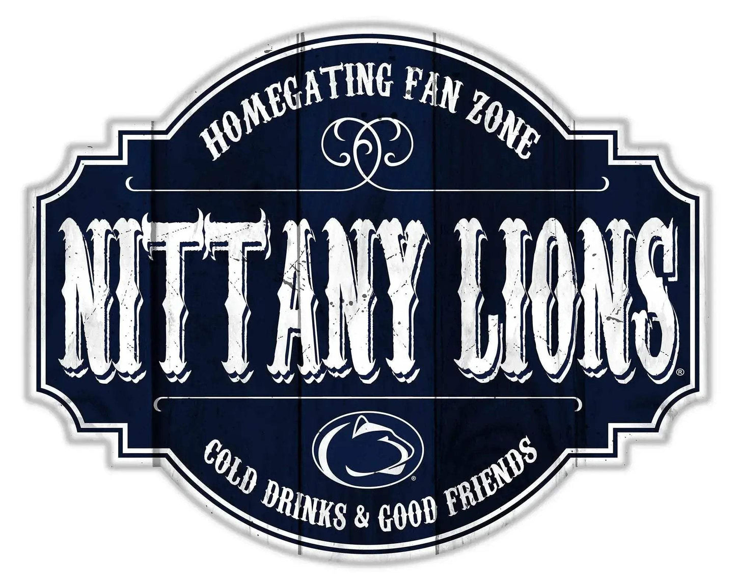 Penn State Nittany Lions Wood Sign 12 Inch Home Tavern - ToylandEU™