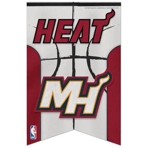 Miami Heat Pennant Banner 17x26 Premium Felt Flag Display - ToylandEU™