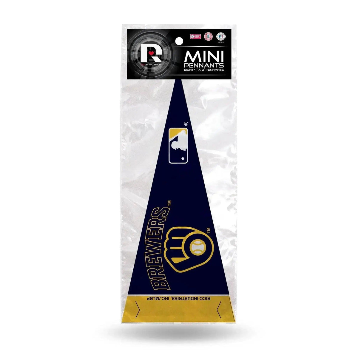 Milwaukee Brewers Mini Pennant Set Eight Piece Collection - ToylandEU™