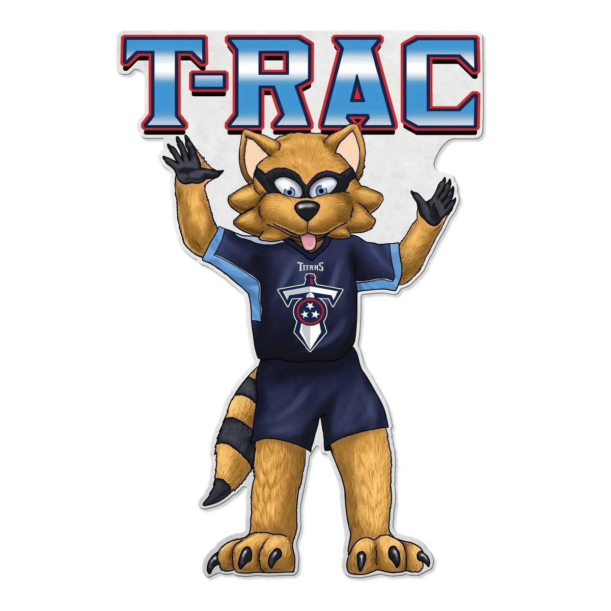 Tennessee Titans Pennant Shape Cut Mascot Felt Decor - ToylandEU™