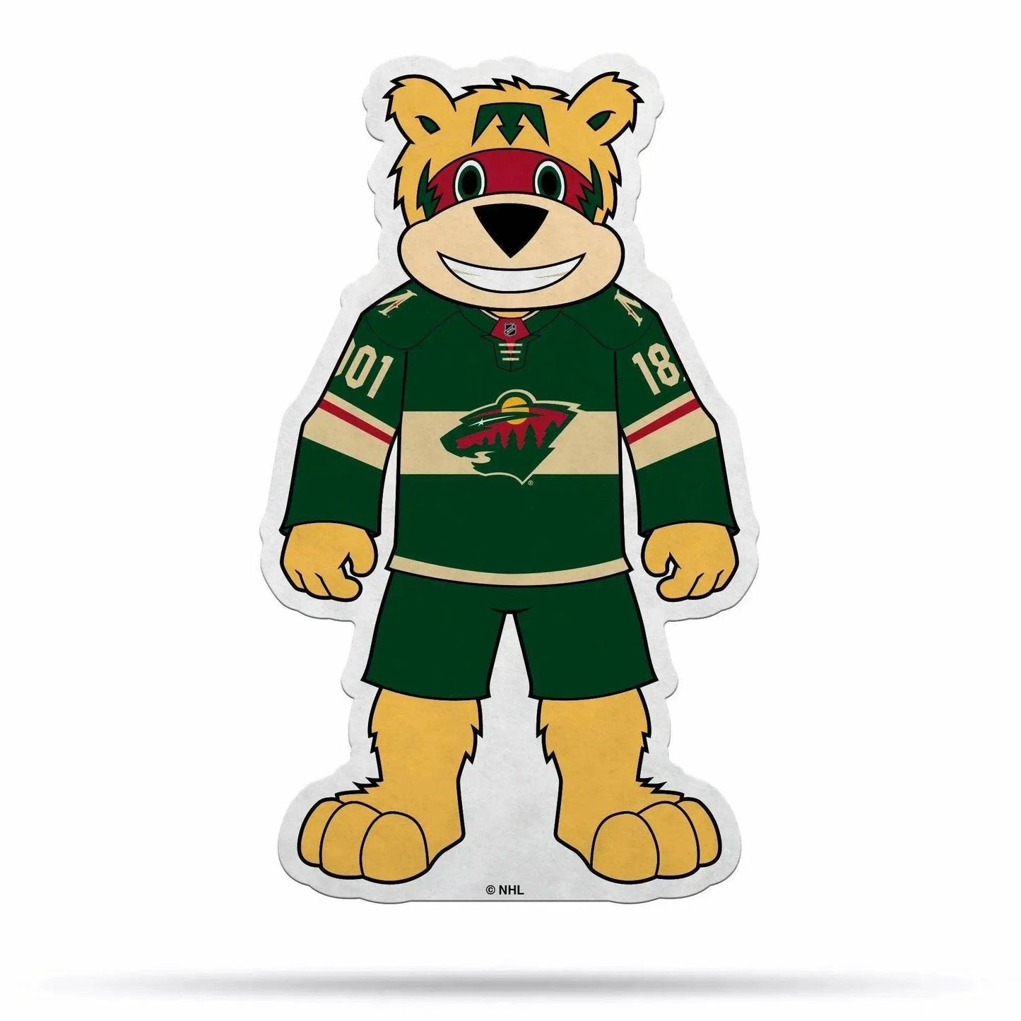 Minnesota Wild Pennant Shape Cut Mascot Design Felt Pennant - ToylandEU™