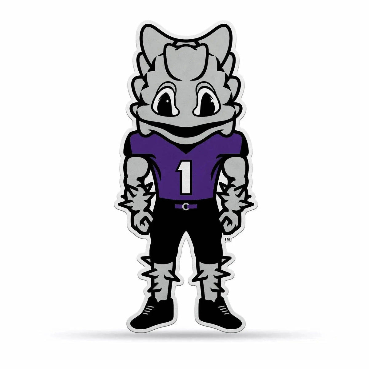 TCU Horned Frogs Pennant Shape Cut Mascot Design Felt - ToylandEU™