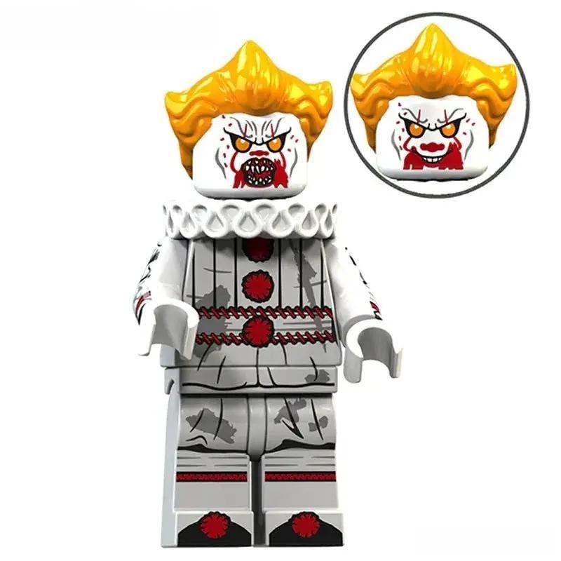 Pennywise Stephen King's IT 2017 Lego Minifigures Custom Horror Toys 3 - Minifigure Toys