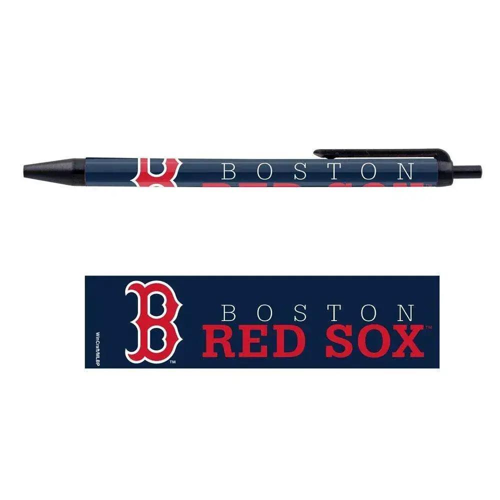 Boston Red Sox Pens 5 Pack Black Ink Office Classroom Set - ToylandEU™