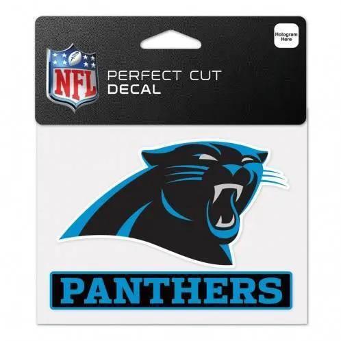 Carolina Panthers Decal 4.5x5.75 Perfect Cut Color Vinyl - ToylandEU™