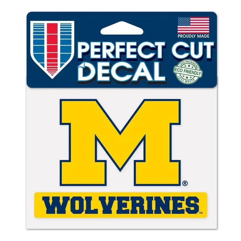 Michigan Wolverines Decal 4.5x5.75 Perfect Cut Color - ToylandEU™