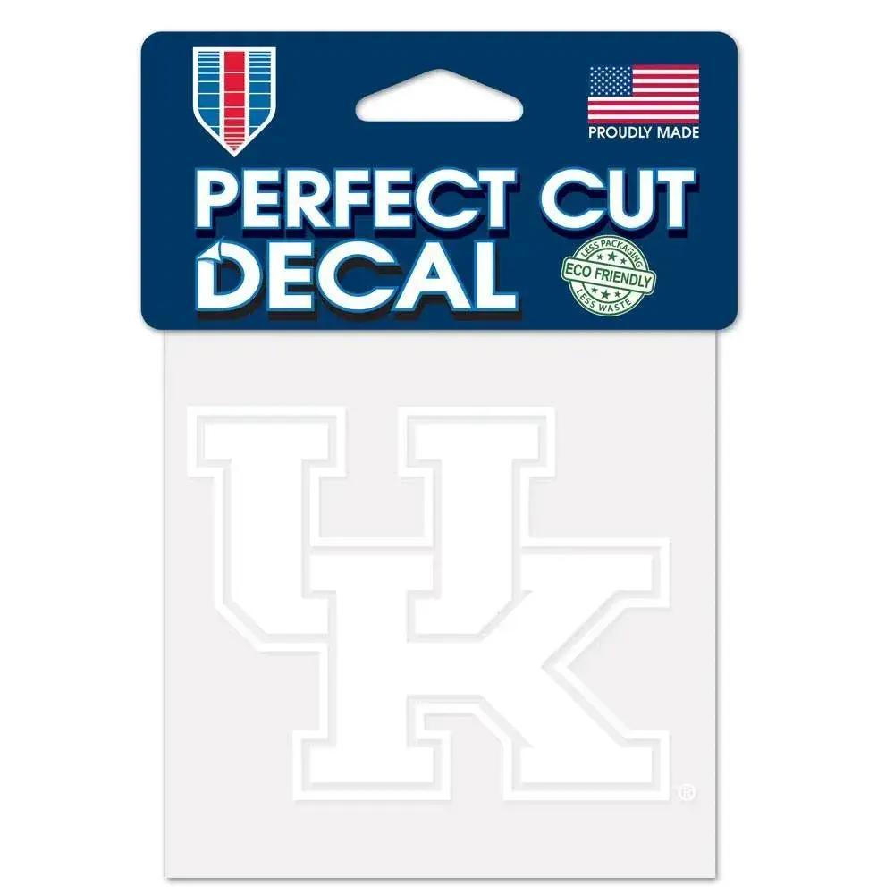 Kentucky Wildcats Decal 4X4 Perfect Cut White Vinyl - ToylandEU™