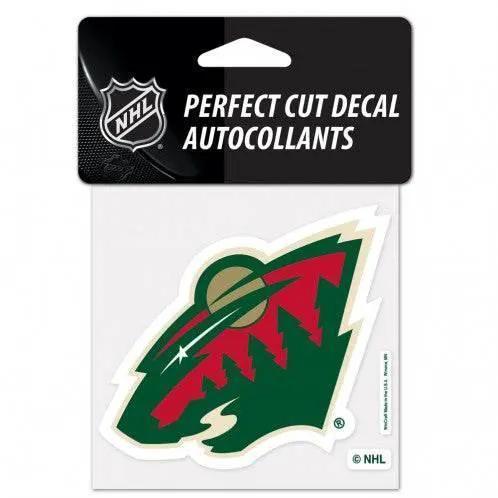 Minnesota Wild 4x4 Decal Perfect Cut Color Vinyl Sticker - ToylandEU™