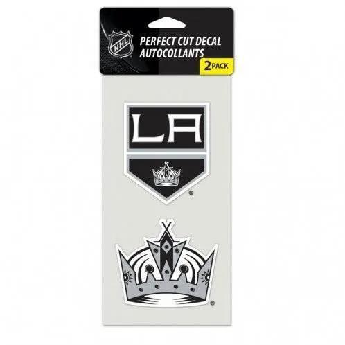 Los Angeles Kings 4x4 Decal Set of 2 Perfect Cut Decals - ToylandEU™