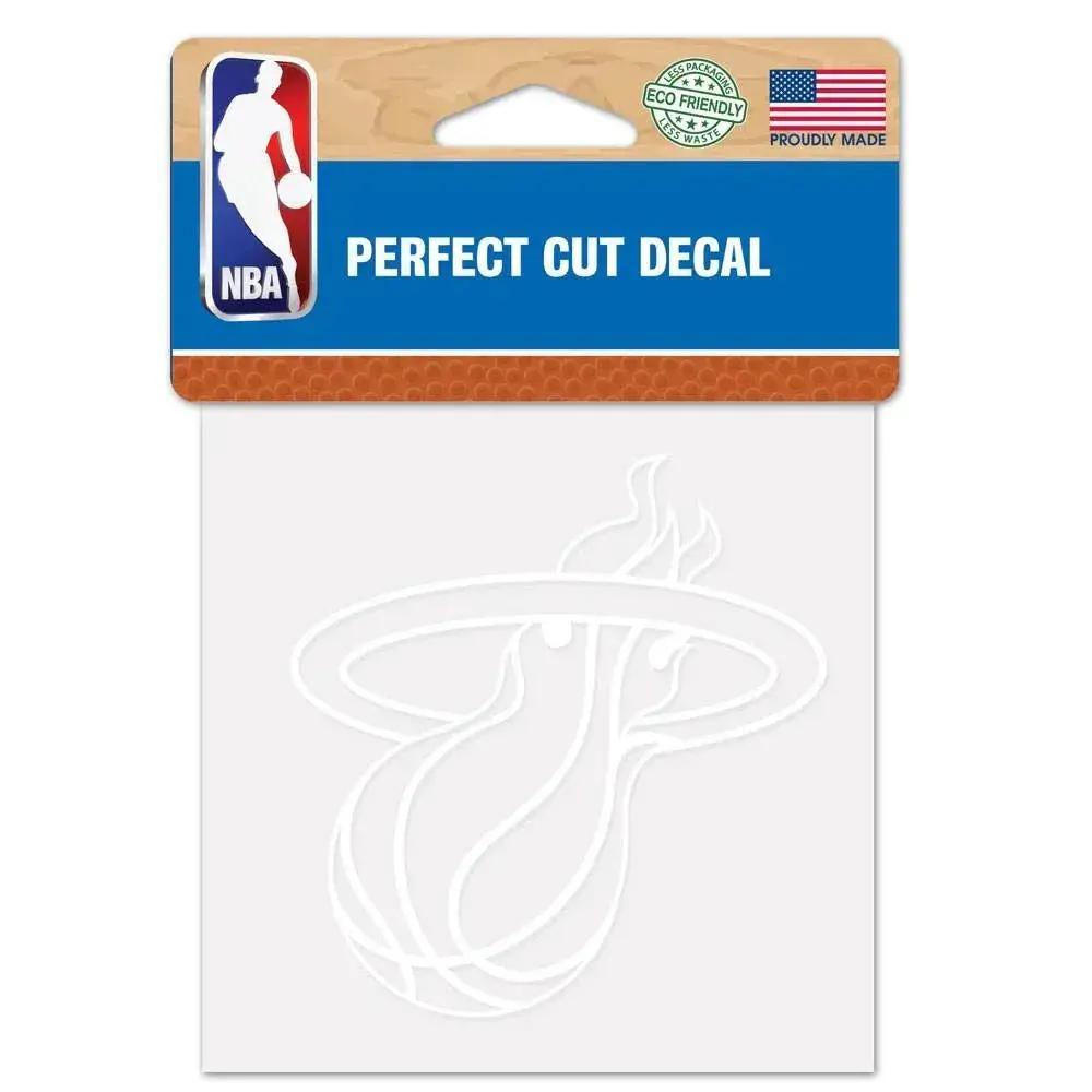 Miami Heat White 4x4 Decal Perfect Cut Outdoor Vinyl - ToylandEU™