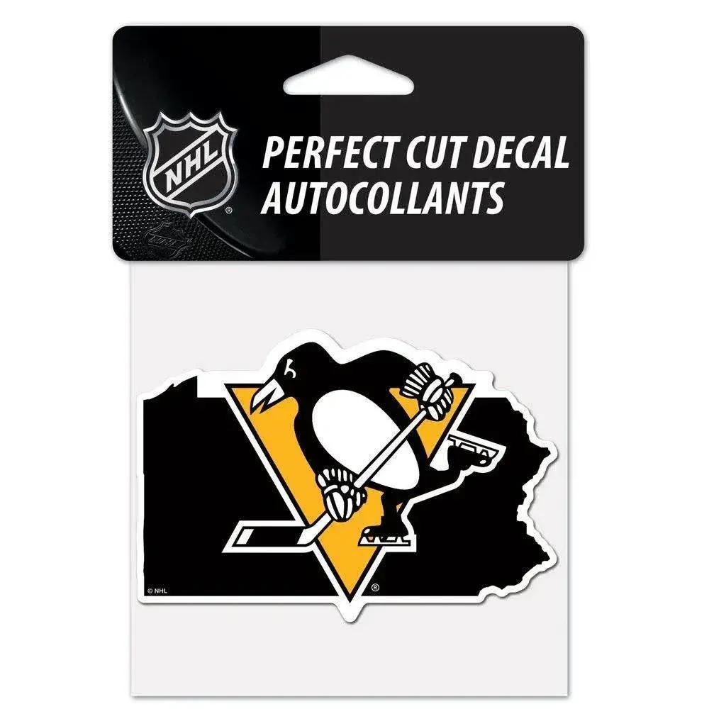 Pittsburgh Penguins 4x4 Perfect Cut State Design Decal - ToylandEU™