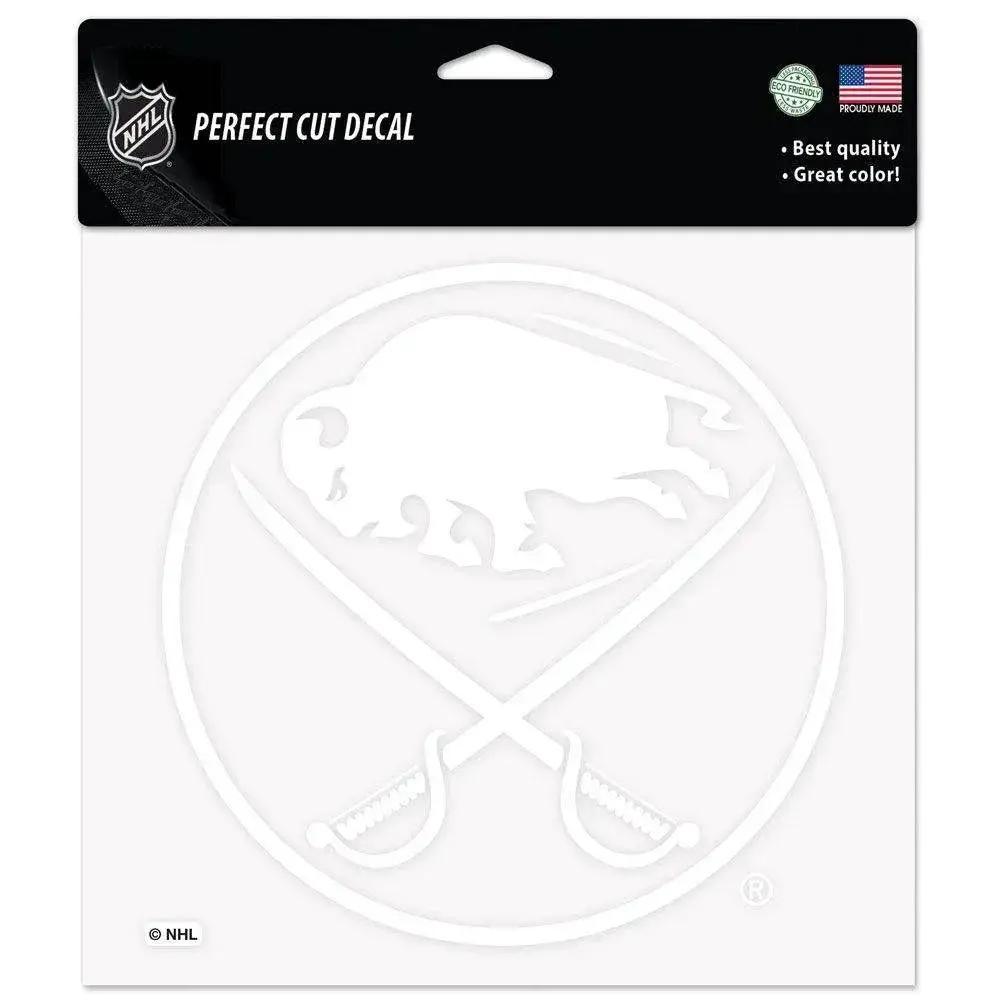 Buffalo Sabres Decal 8x8 White Perfect Cut Premium Sticker - ToylandEU™