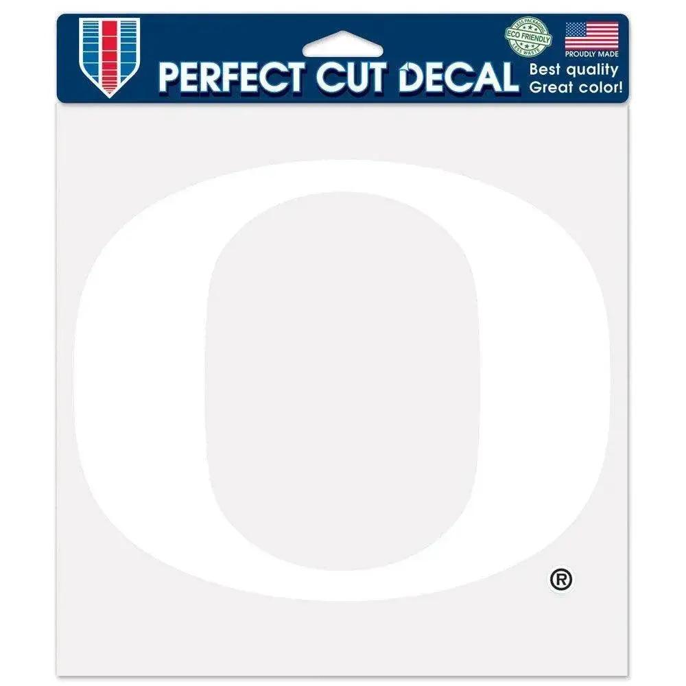 Oregon Ducks 8x8 White Vinyl Decal Perfect Cut Outdoor - ToylandEU™