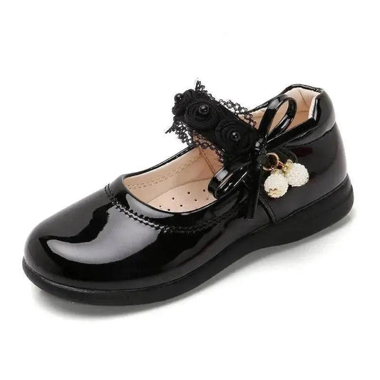 Kids Black Performance Shoes Soft Sole for Students 2024 - ToylandEU™