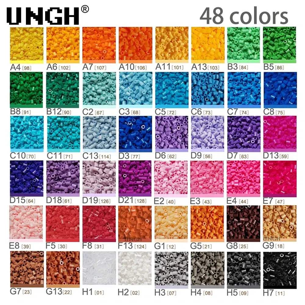 Perler Beads DIY Kit 2 6mm For 3D Keychains NonToxic - ToylandEU™